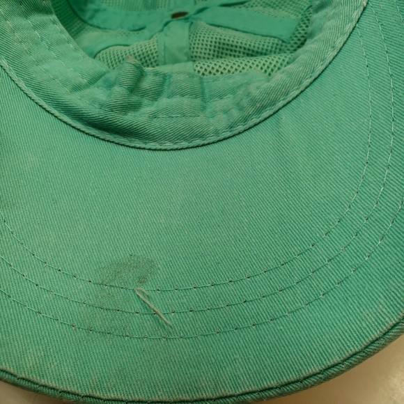 Adams-New York, Milan, Paris hat Unisex Adam Strap, Cap Cotton Denim green LP101 - Picture 7 of 8